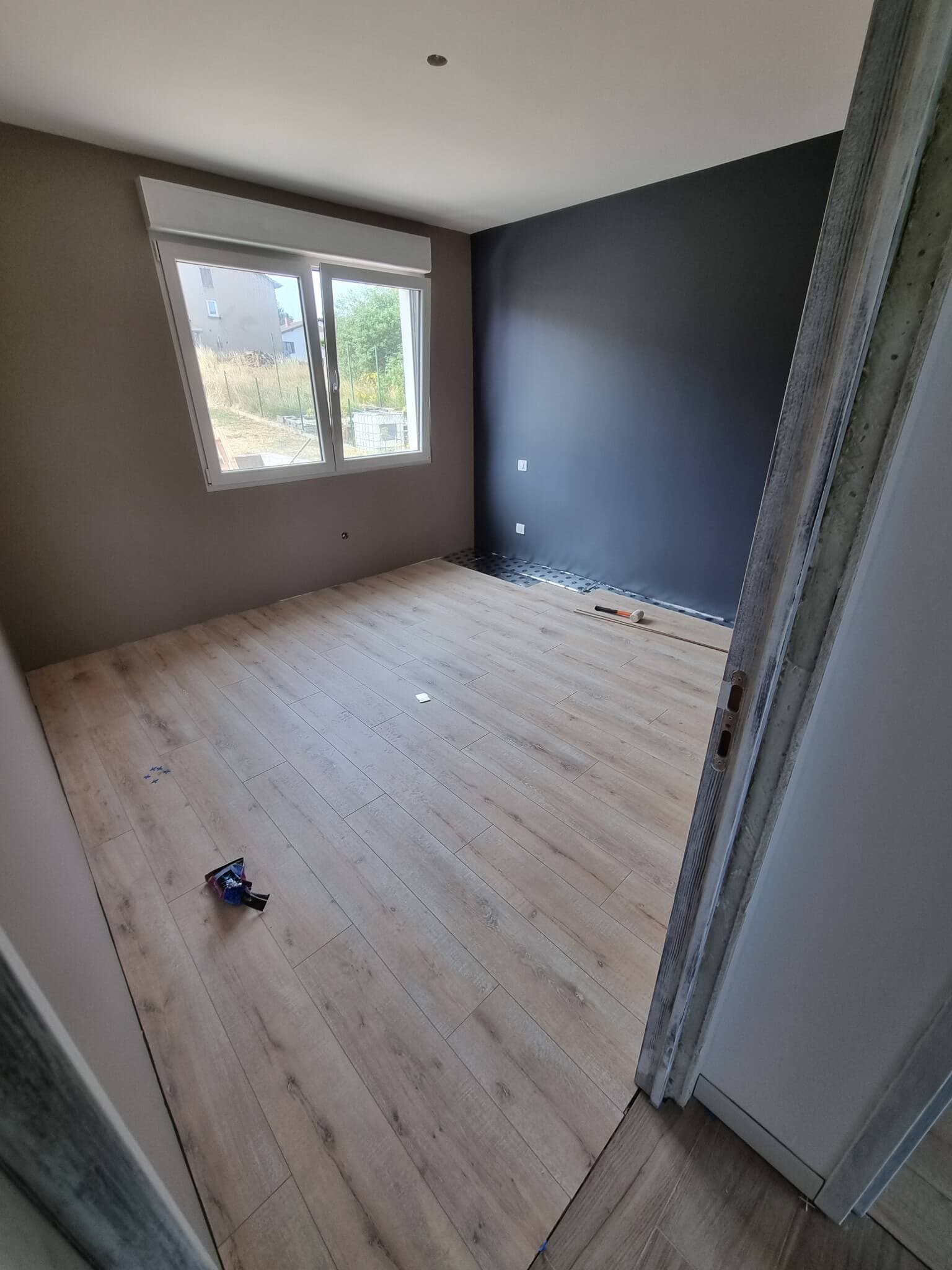 Pose du parquet